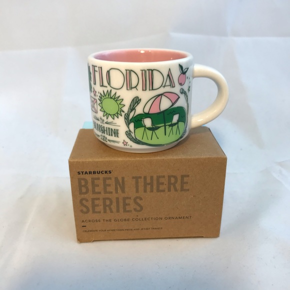 Starbucks Florida Mini Mug Ornament 2 oz Been Ther